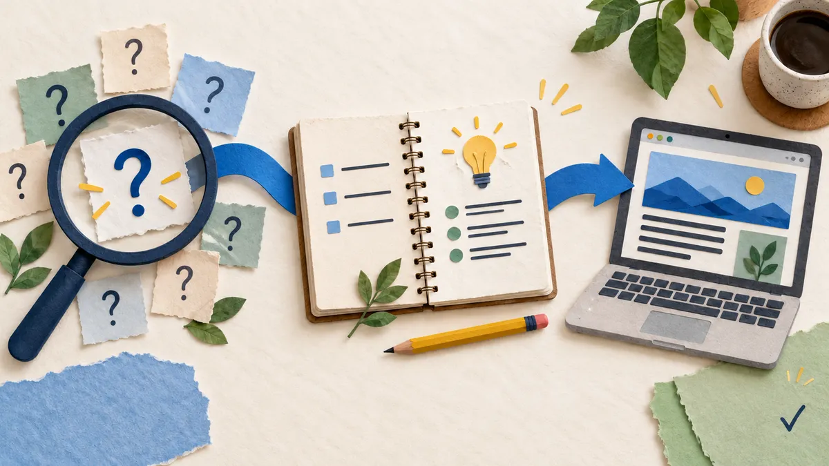 Start an affiliate blog with one useful tutorial. Get a sample outline, before-and-after answer, evidence checklist and 