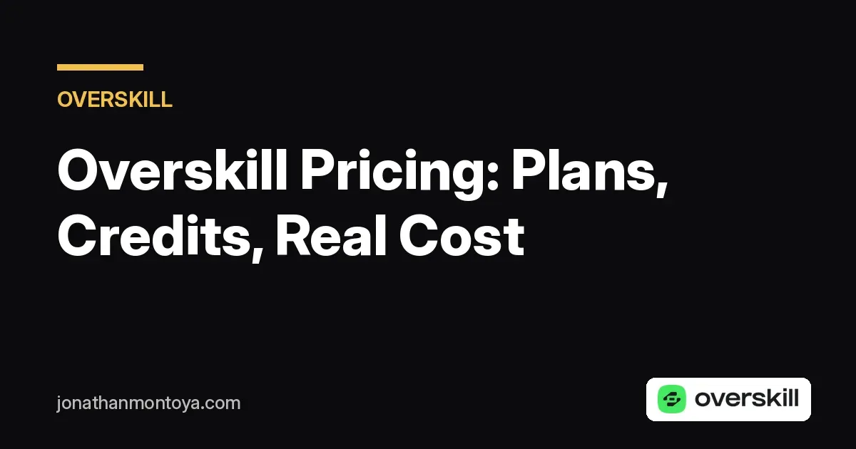 Overskill pricing plans and credits explained
