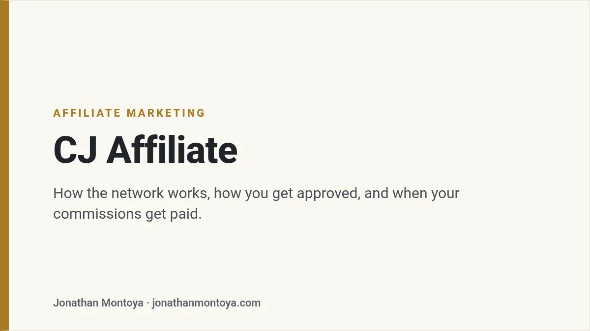 Title card: CJ Affiliate