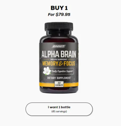 Alpha Brain-1-bottle