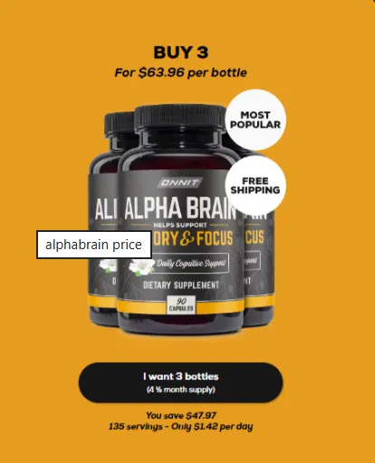 Alpha Brain-3-bottle