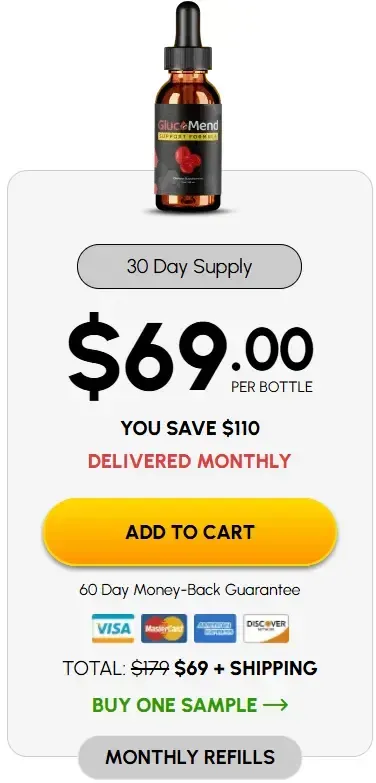 GlucoMend -1-bottle