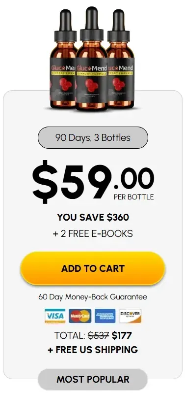 GlucoMend -3-bottle