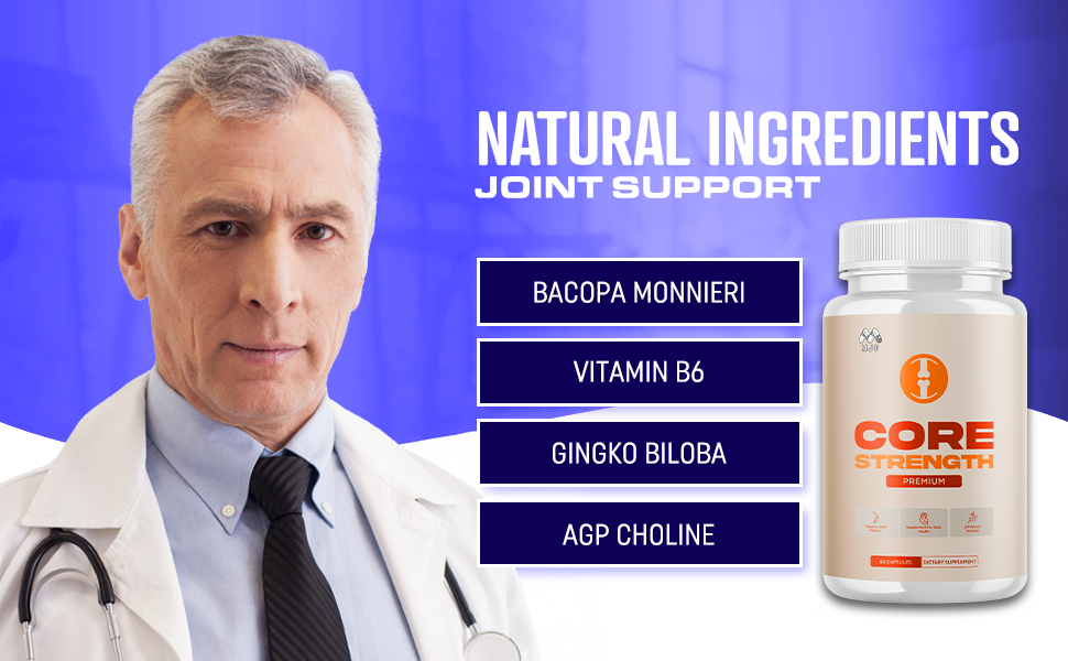 Order CoreStrength natural formula for joint health and muscle recovery supplement online