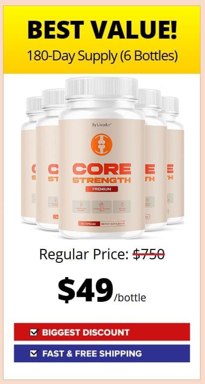 CoreStrength 6 bottles