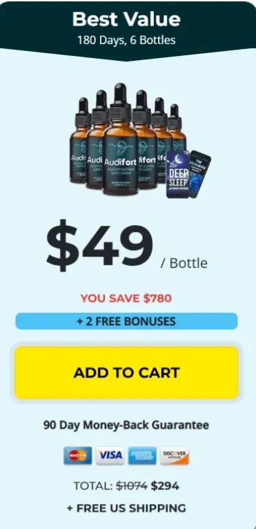 Audifort- 6 bottles