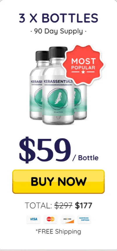 Kerassentials-3 bottles