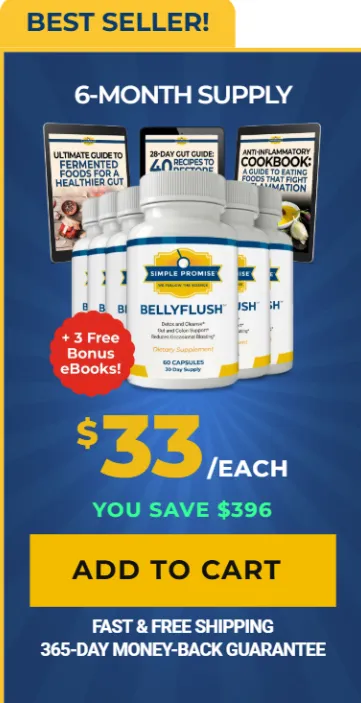 BellyFlush- 6 bottles