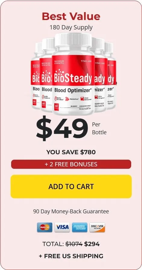 BioSteady- 6 bottles