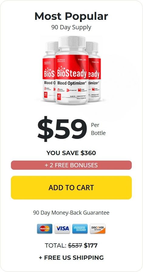 BioSteady-3 bottles
