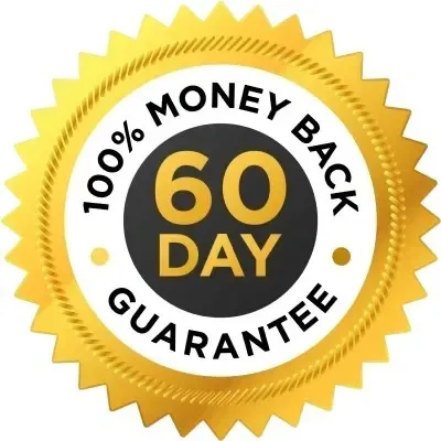 "Echozen-60 day money back guarantee badge"
