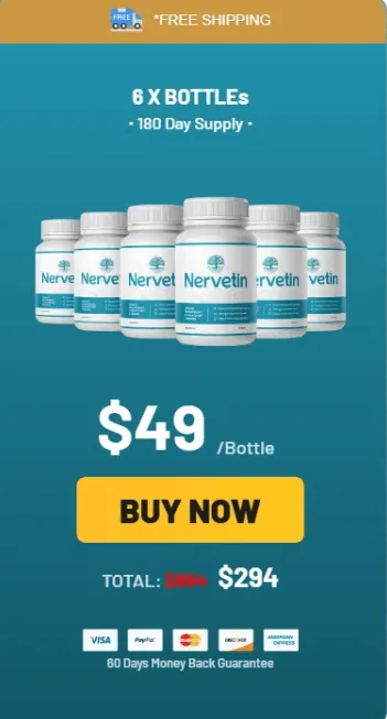 Nervetin- 6 bottles