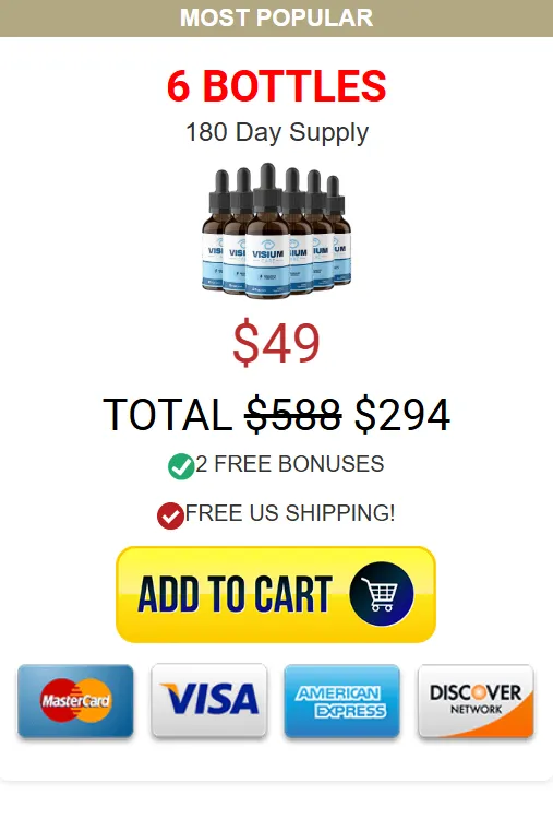 VisiumCare- 6 bottles