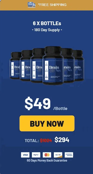 BrainVex- 6 bottles