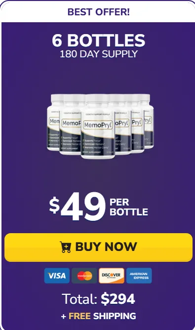 Memopryl- 6 bottles