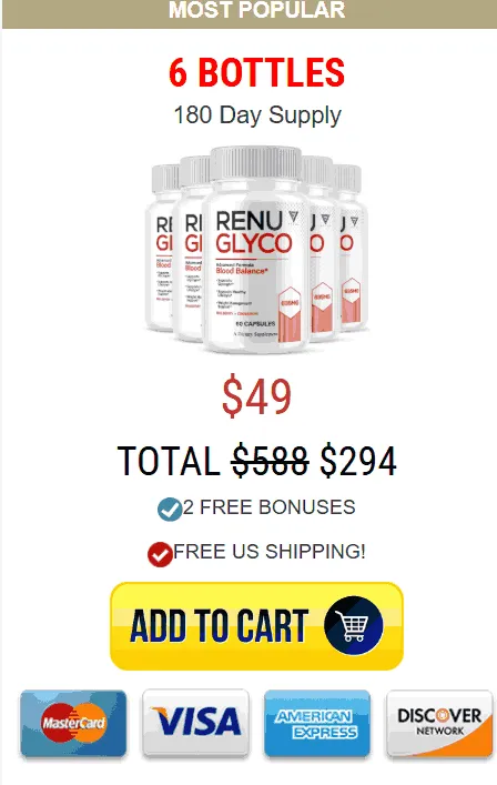 Renu Glyco- 6 bottles