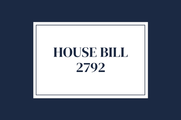 HOUSE BILL 2792