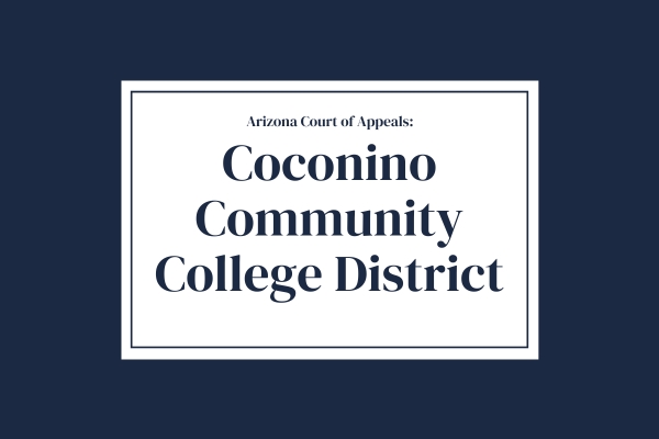 Coconino Community College District Case