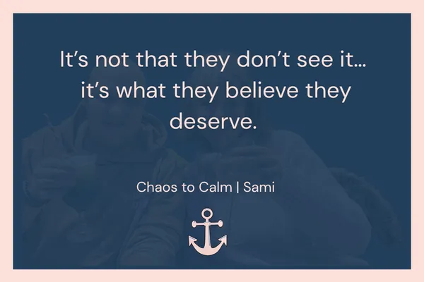 Mother supporting daughter through emotional dysregulation and unhealthy relationship patterns