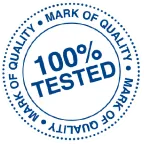 100% Tested