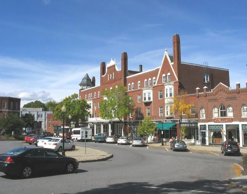 Rooftop and platform deck build in downtown Claremont NH