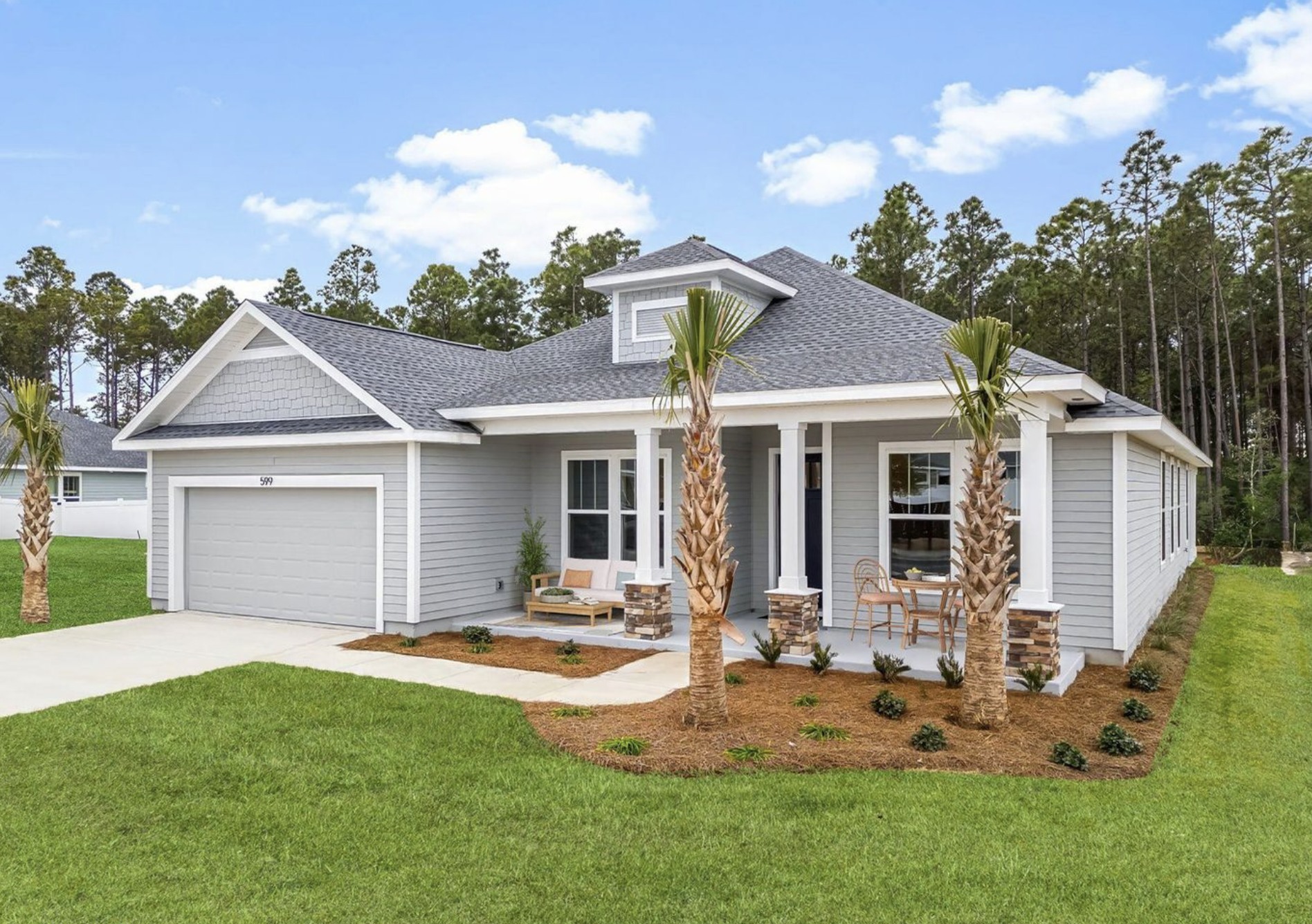 Coastal luxury home exterior