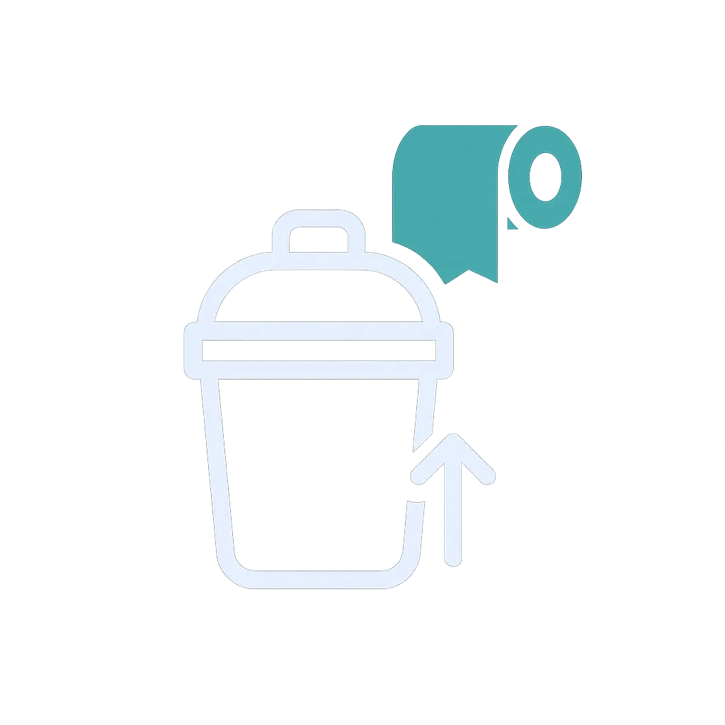 Vacuum canister icon representing add-on commercial cleaning services like post-event cleanup, supply restocking, and carpet shampooing