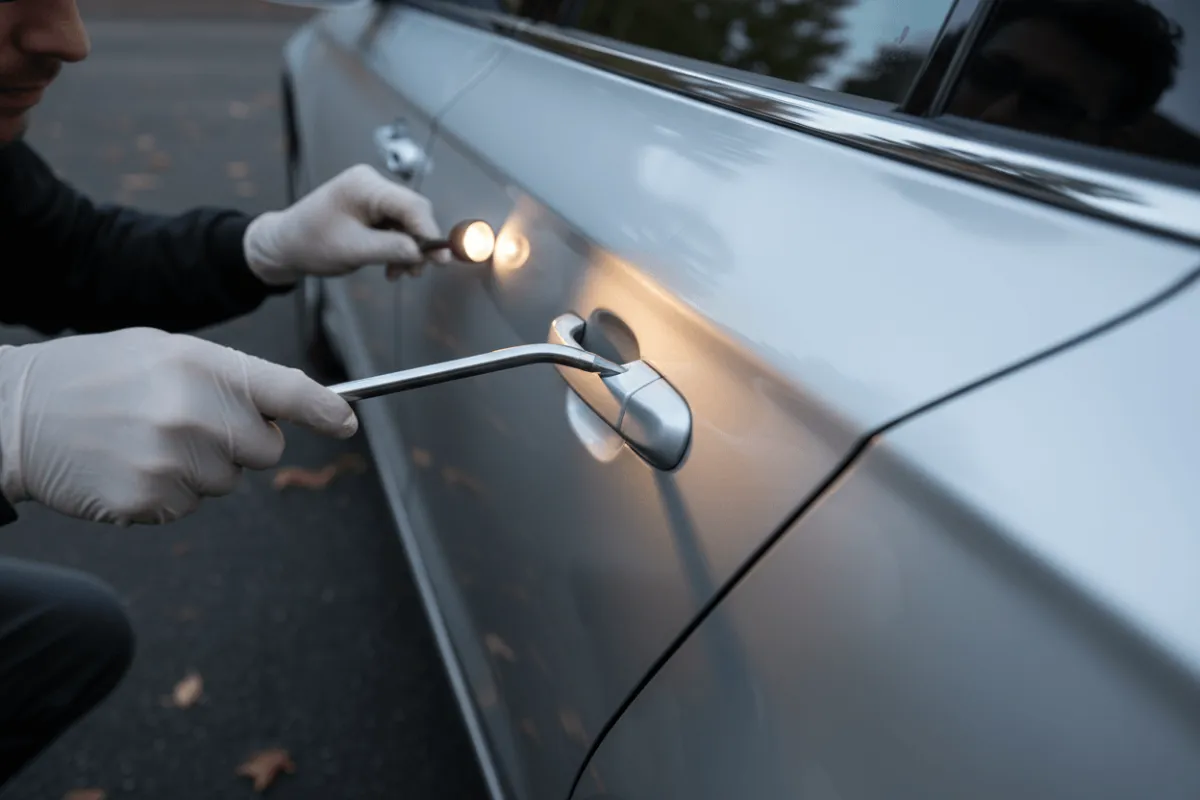 Door ding repair without repainting