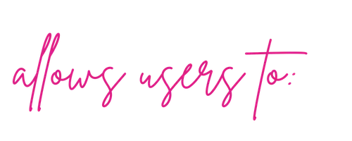 allows users to