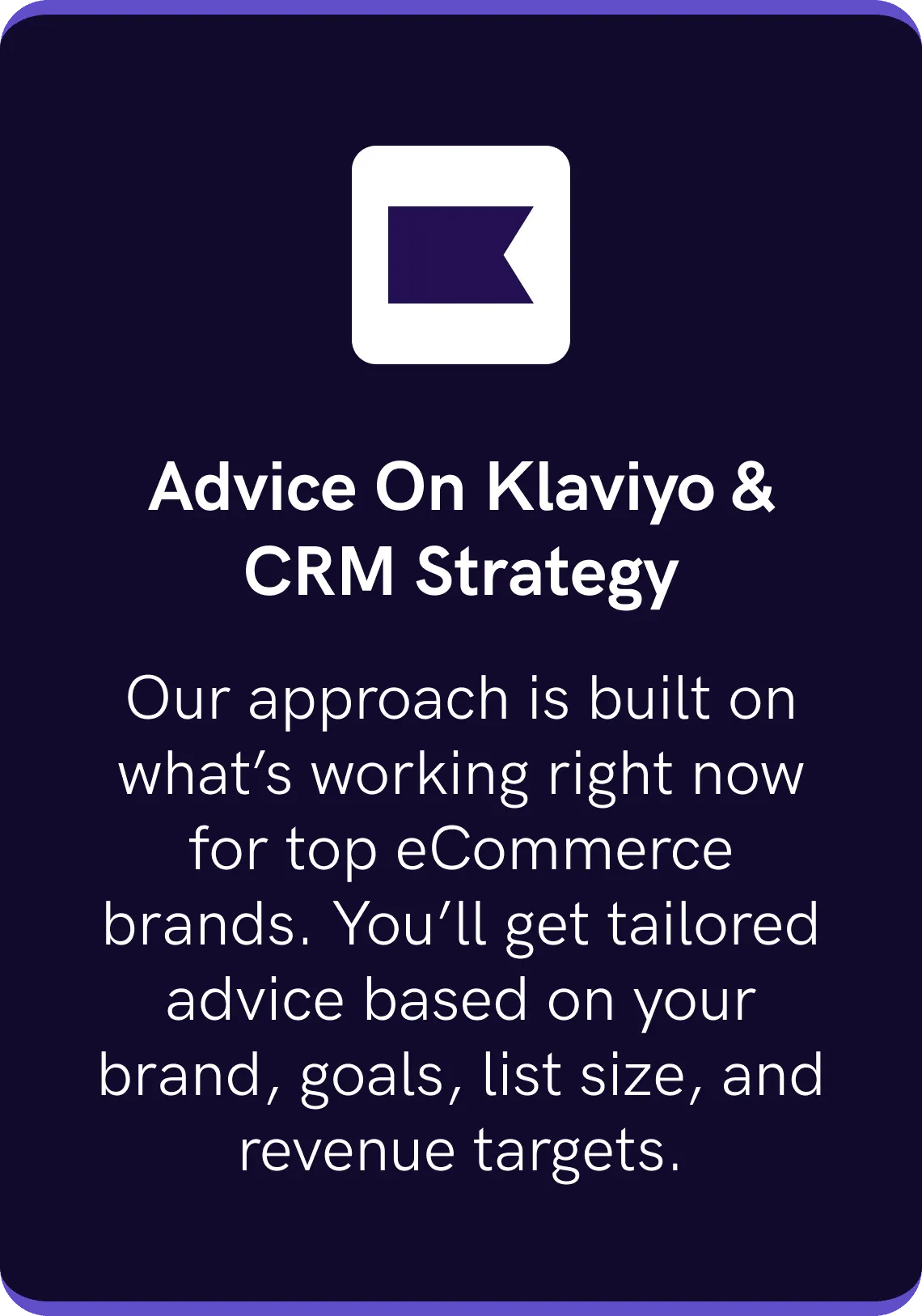 Advice On Klaviyo &amp; CRM Strategy