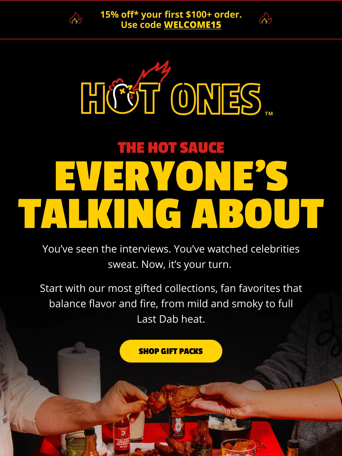 Hot Ones email