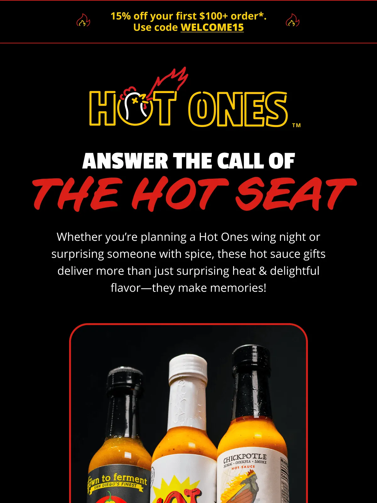 Hot Ones email
