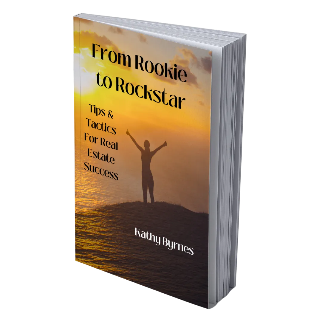 "Real Estate Mentoring: From Rookie To Rockstar" book with a cover featuring an image of financial freedom, providing guidance and advice on real estate investments and mentoring.