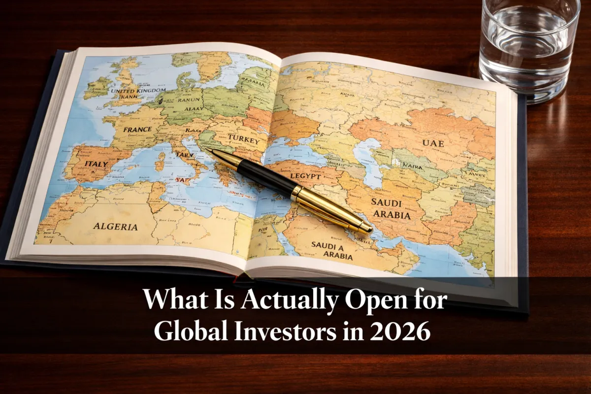 High-net-worth investor reviewing international golden visa real estate programs 2026