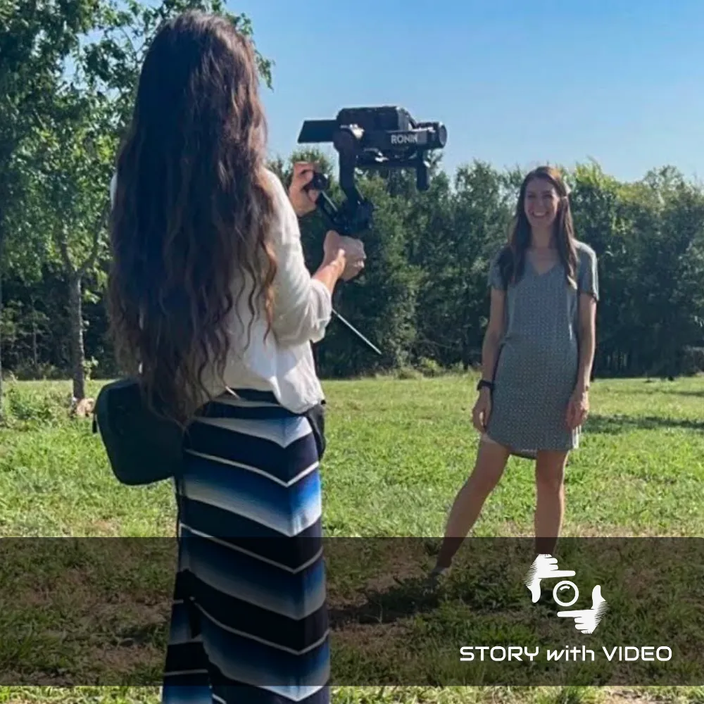 Story with video logo 