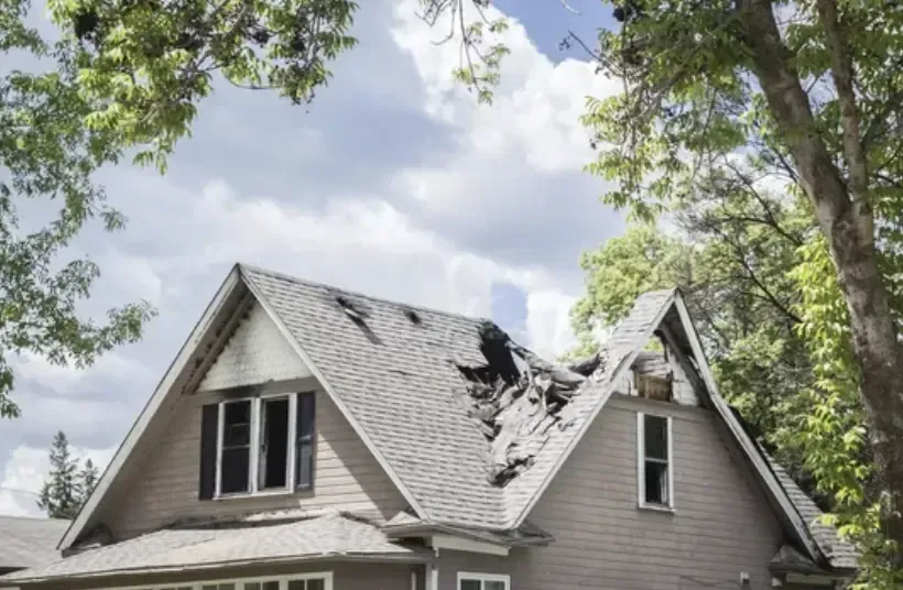 roof damage from storm