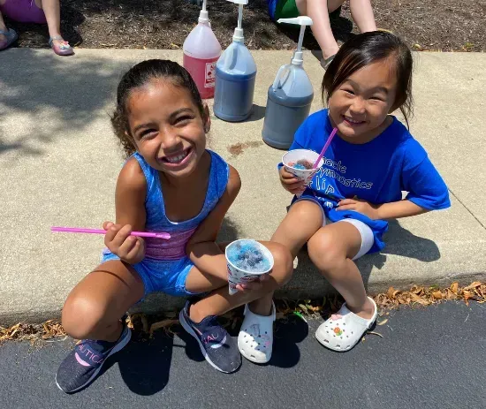 Kids gymnastics at Pinnacle Gymnastics in Medina Ohio