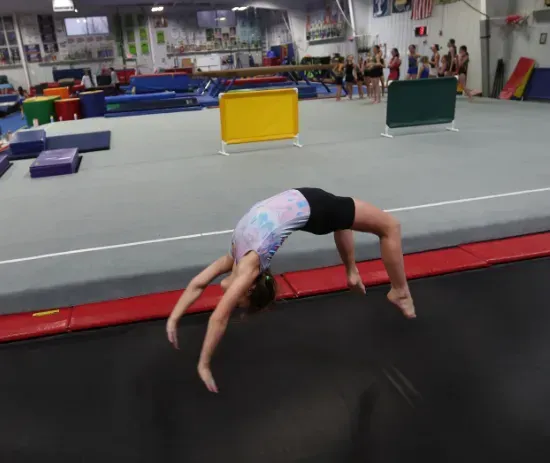 Kids gymnastics at Pinnacle Gymnastics in Medina Ohio