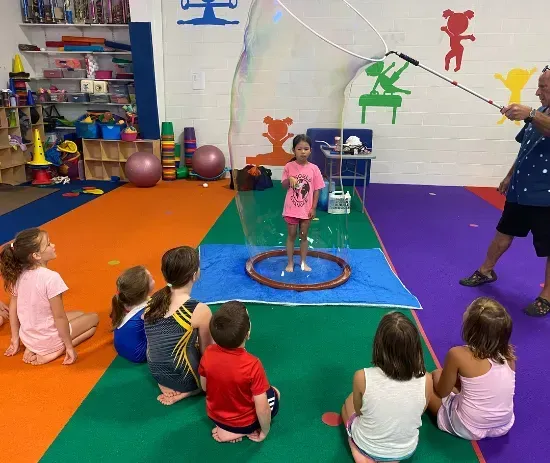 Kids gymnastics at Pinnacle Gymnastics in Medina Ohio