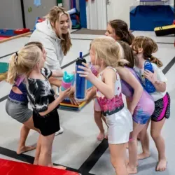 Kids birthday party at Pinnacle Gymnastics in Medina Ohio