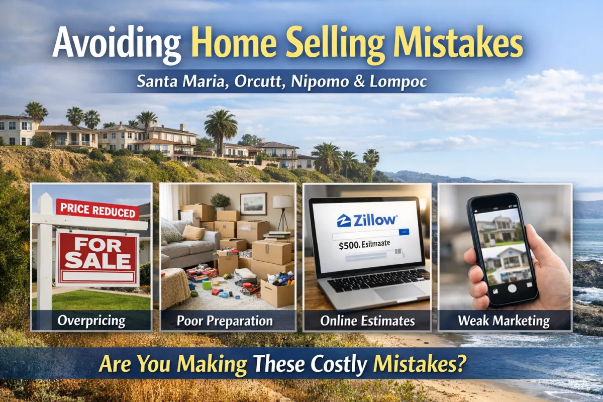 What Not to Do When Selling Your Home in Nipomo