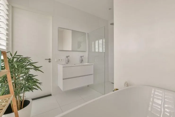 Custom shower and bathtub installation for a bathroom remodel in Toledo Ohio