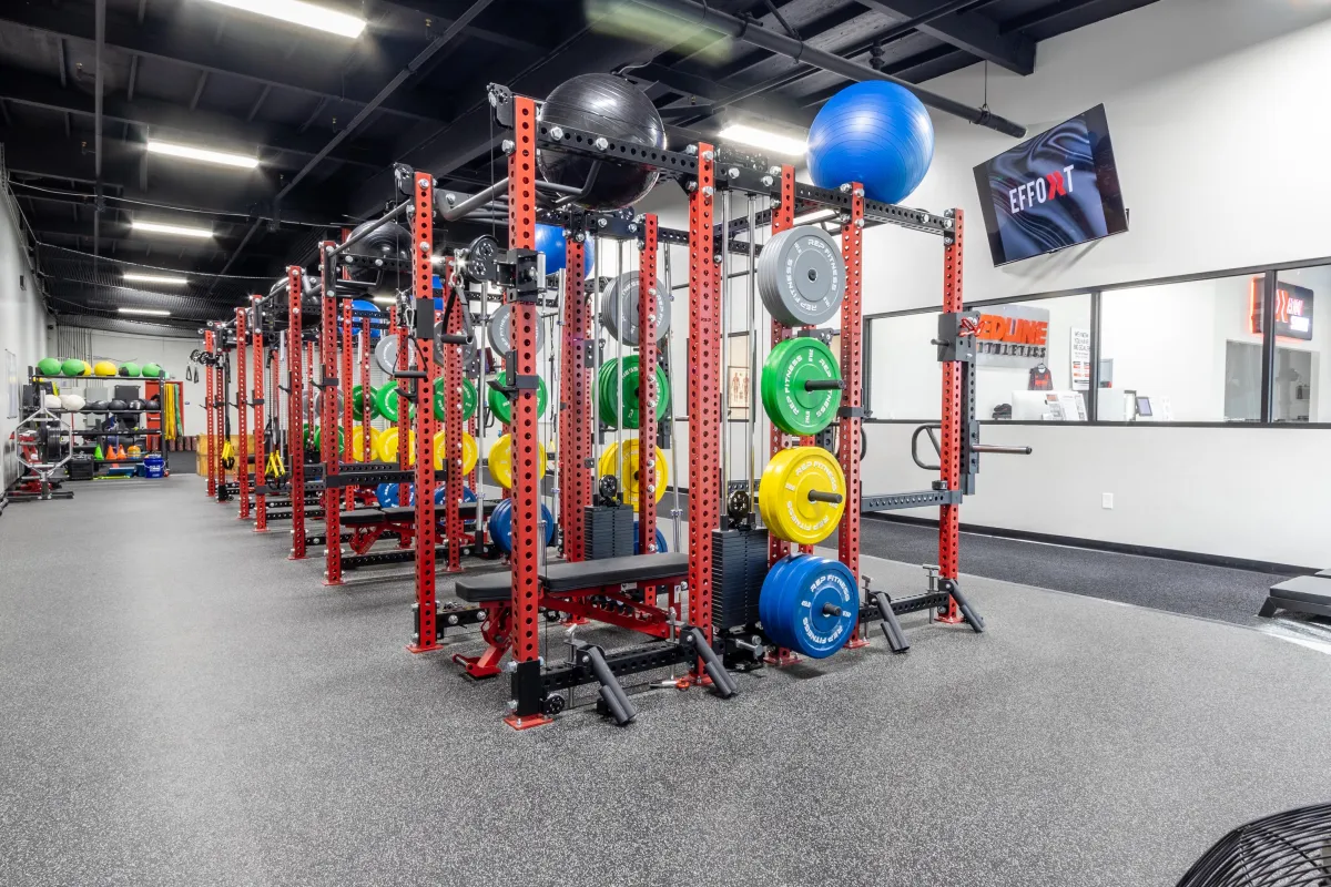 Redline Athletics Weight Room Training Image Coach Demo