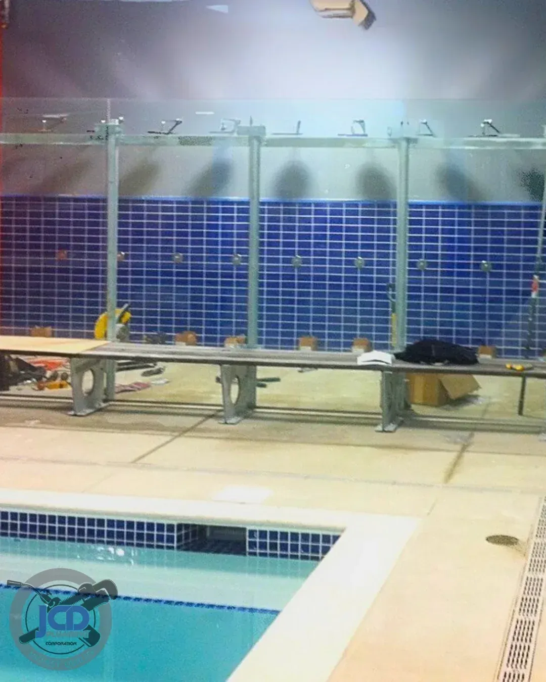 “Commercial plumbing installation for a large residential or public facility completed by JCD Plumbing Corporation