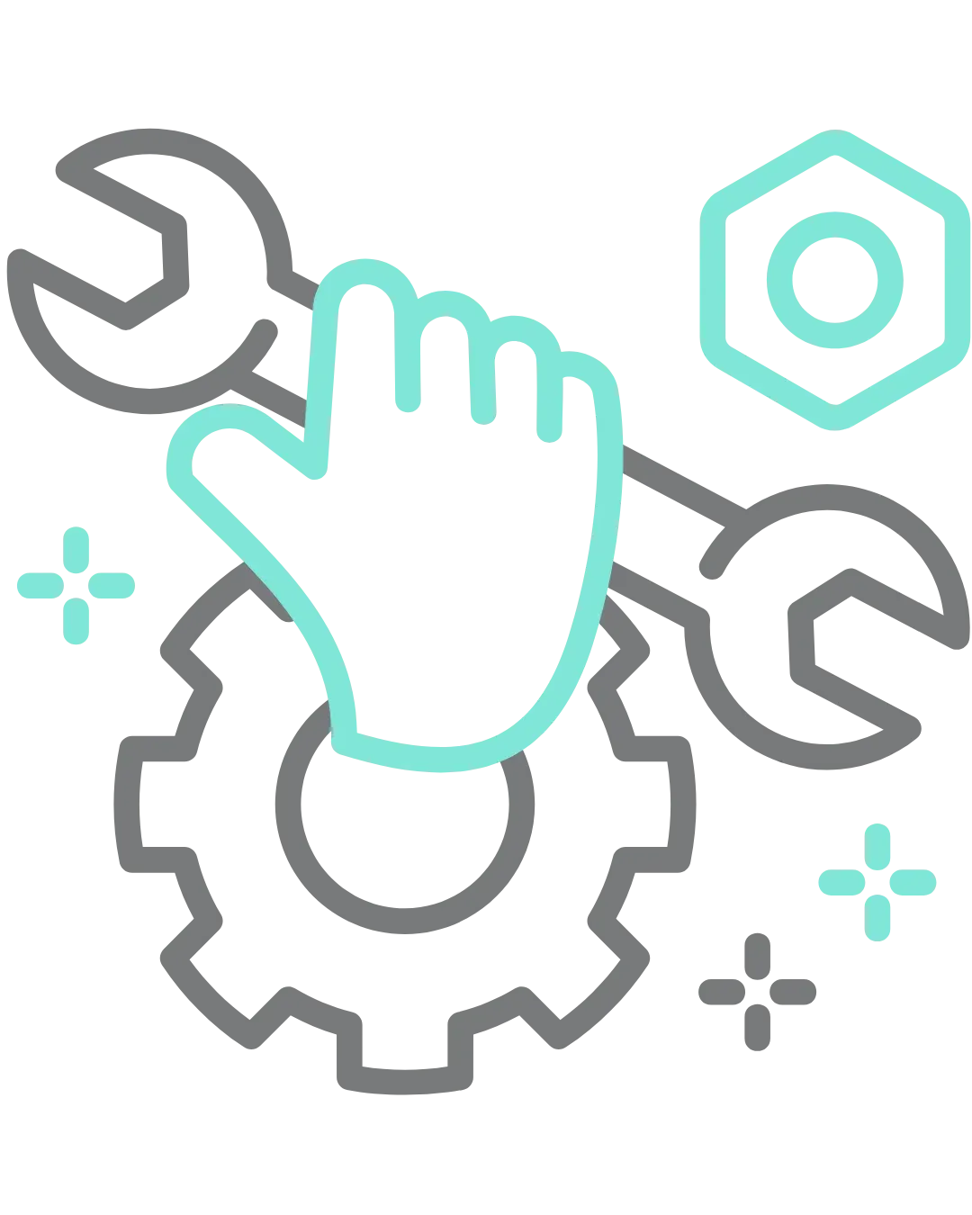 Signature bathroom and kitchen remodeling icon representing custom plumbing upgrades