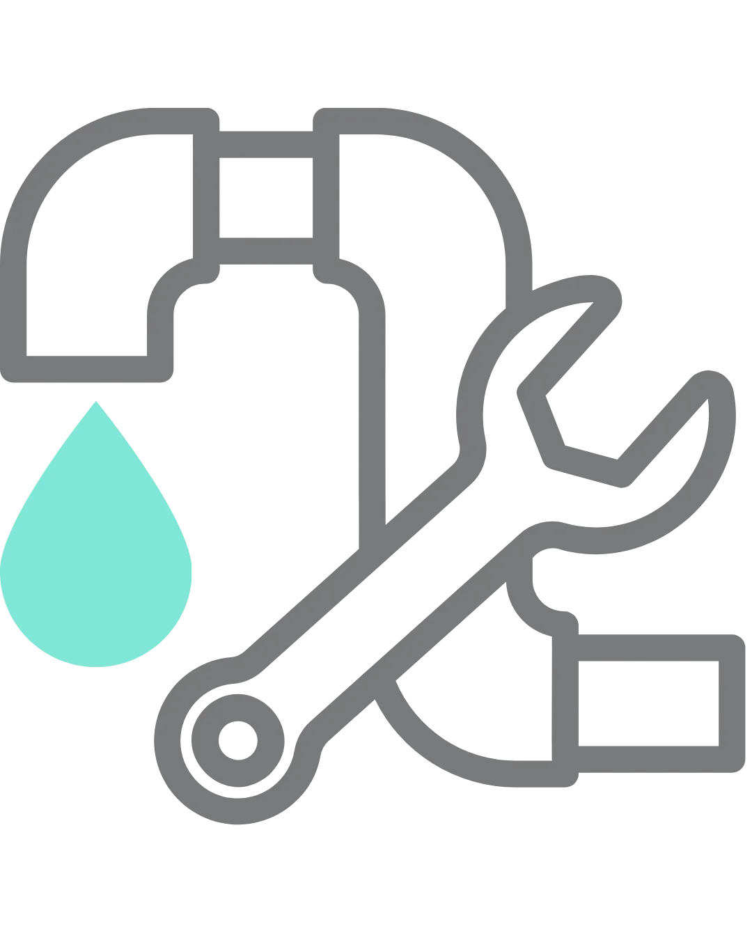 Everyday residential plumbing service icon representing repairs and maintenance