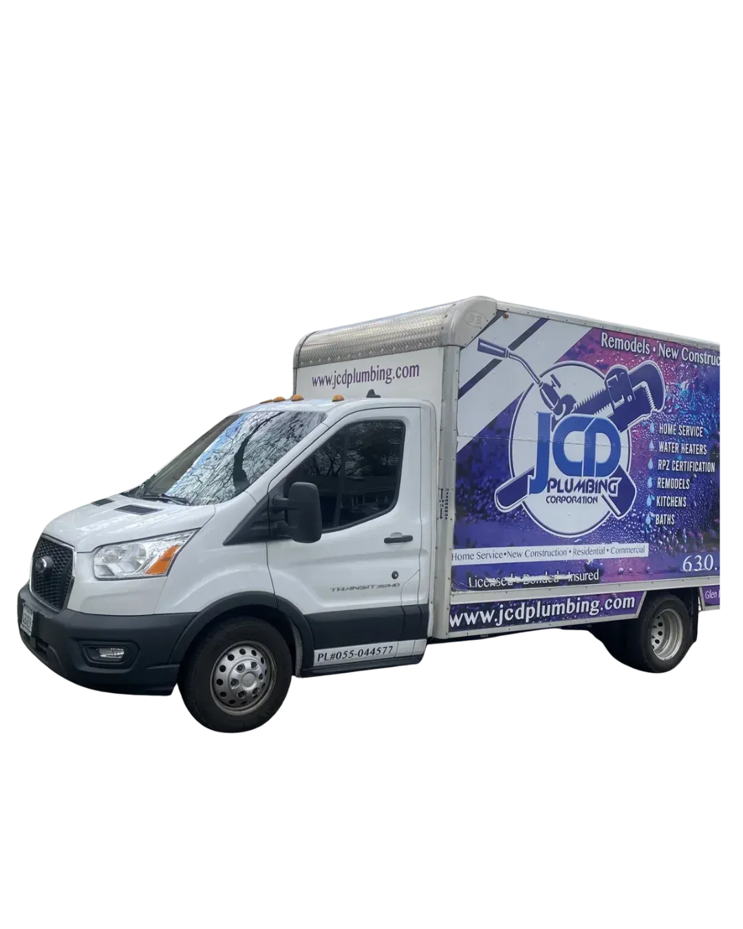 JCD Plumbing Service Truck