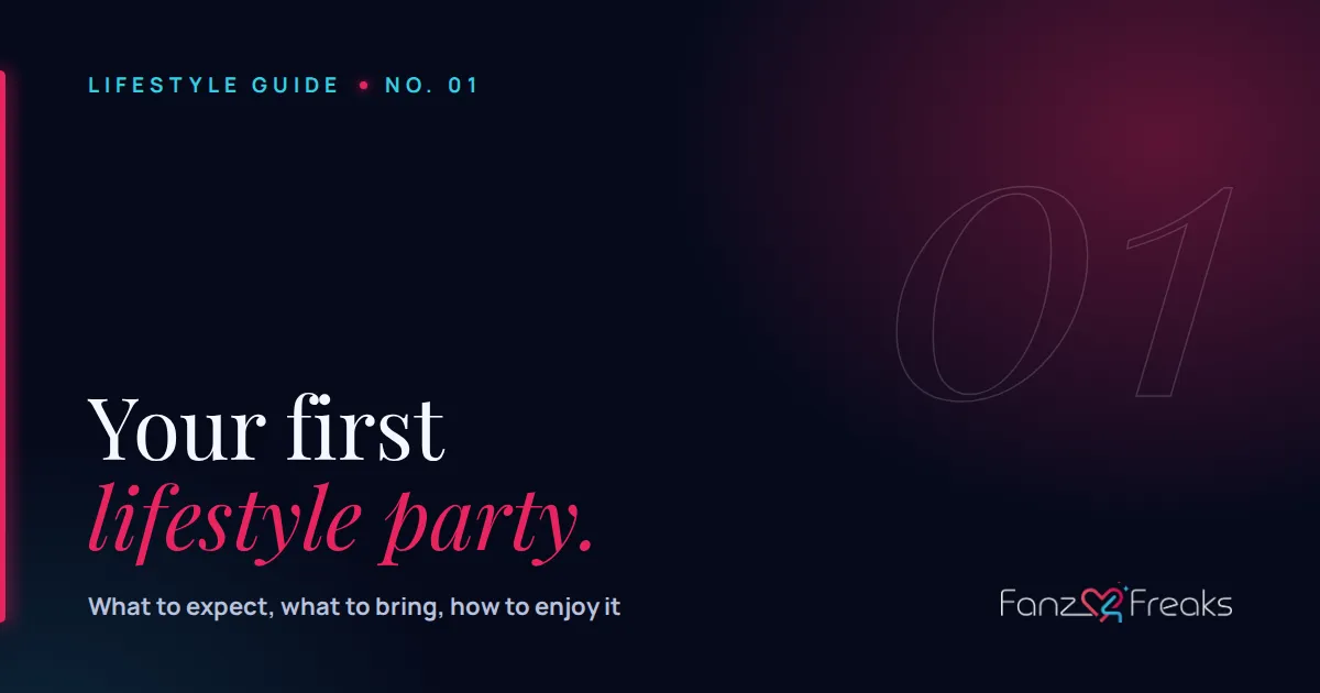 Fanz 4 Freaks lifestyle guide cover: Your first lifestyle party