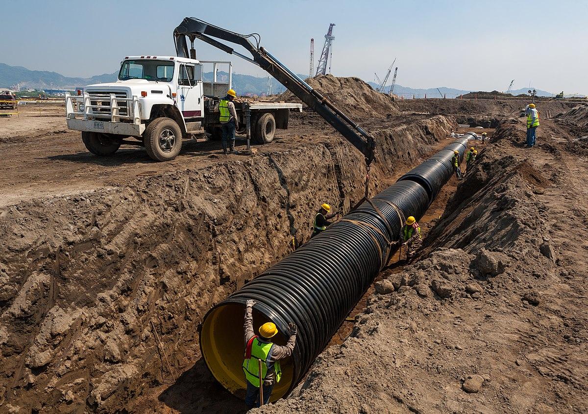 Drainage system installation near Raleigh, North Carolina