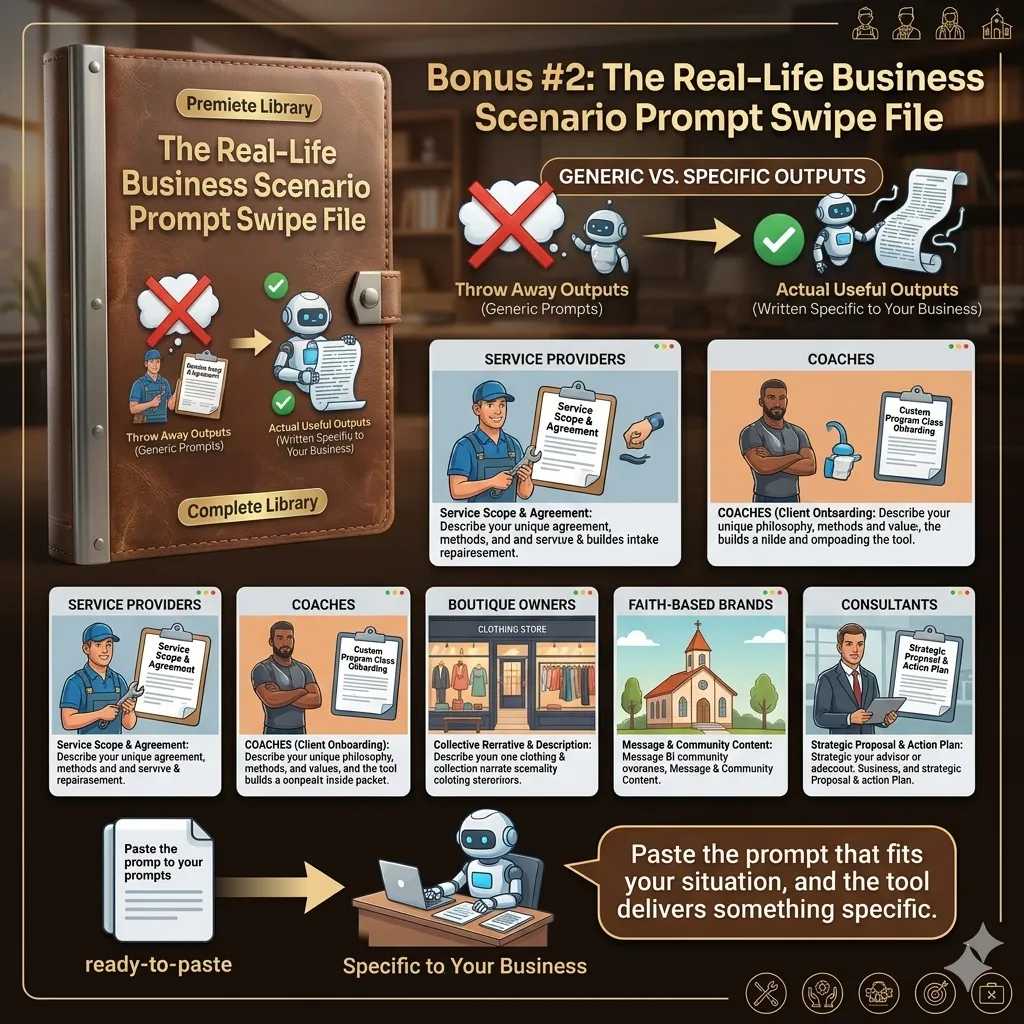 The Real-Life Business Scenario Prompt Swipe File